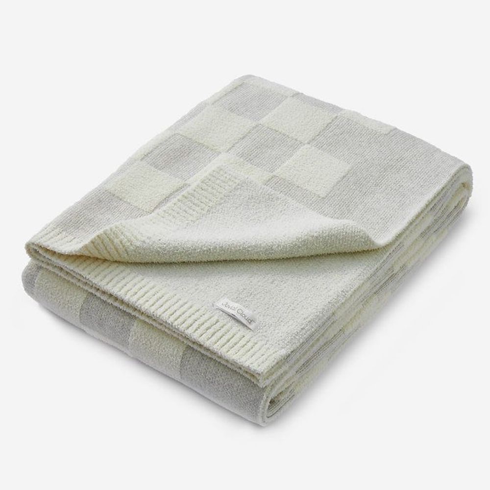 Throw blankets - Cotton Checker Throw - JOVIAL CLOUD