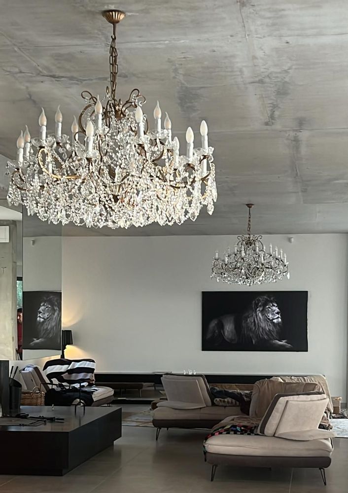 Hanging lights - chandelier, crystal chandelier, candlestick, crystal candlestick - L'ARTIGIANO DEL LAMPADARIO