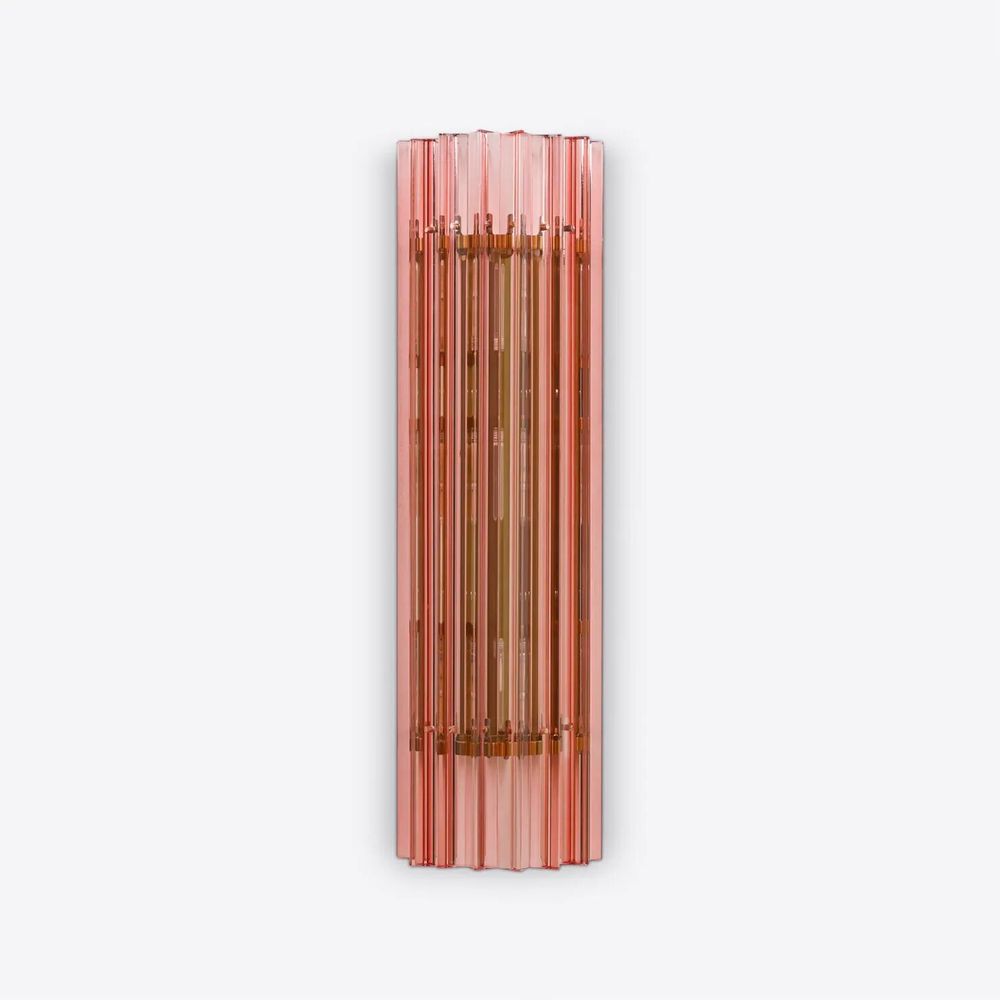 Wall lamps - Large Pink Amaro Wall Light - PURE WHITE LINES EUROPE