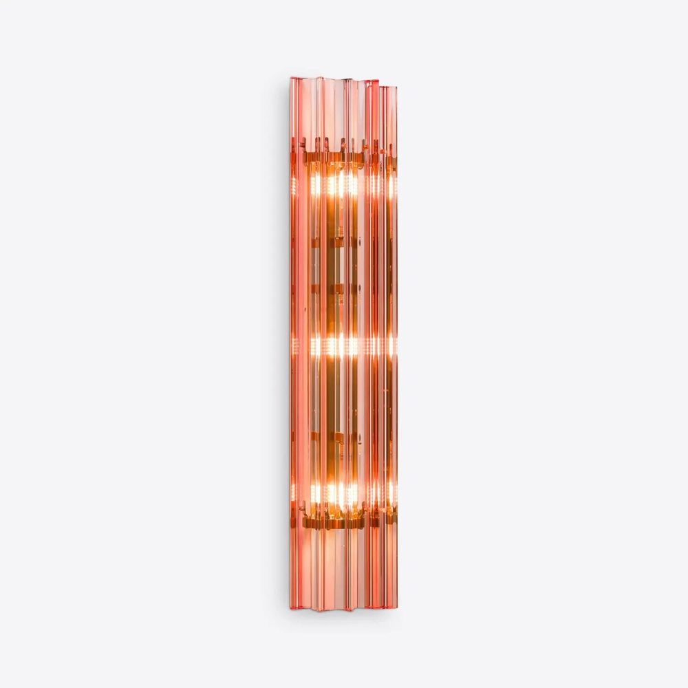Wall lamps - Large Pink Amaro Wall Light - PURE WHITE LINES EUROPE