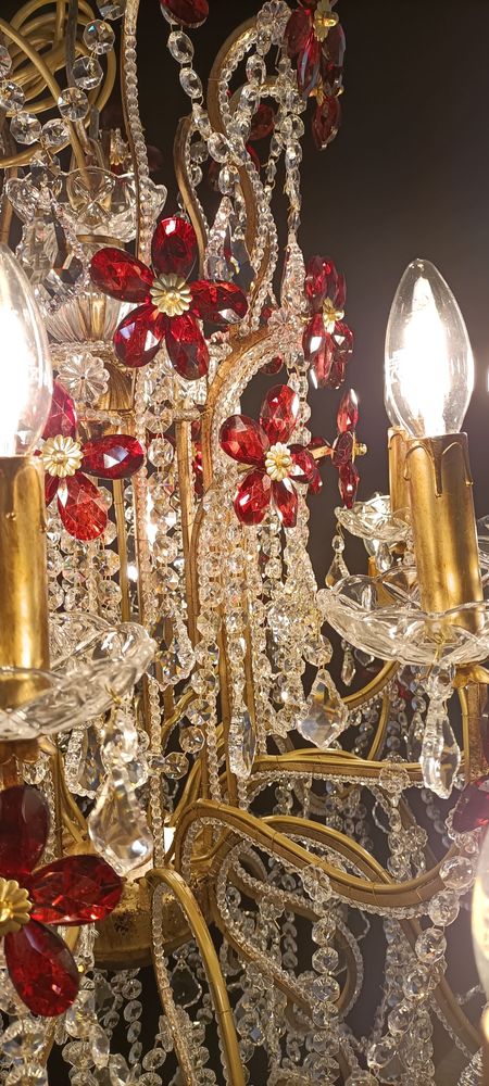Hanging lights - chandelier, crystal chandelier, candlestick, crystal candlestick - L'ARTIGIANO DEL LAMPADARIO