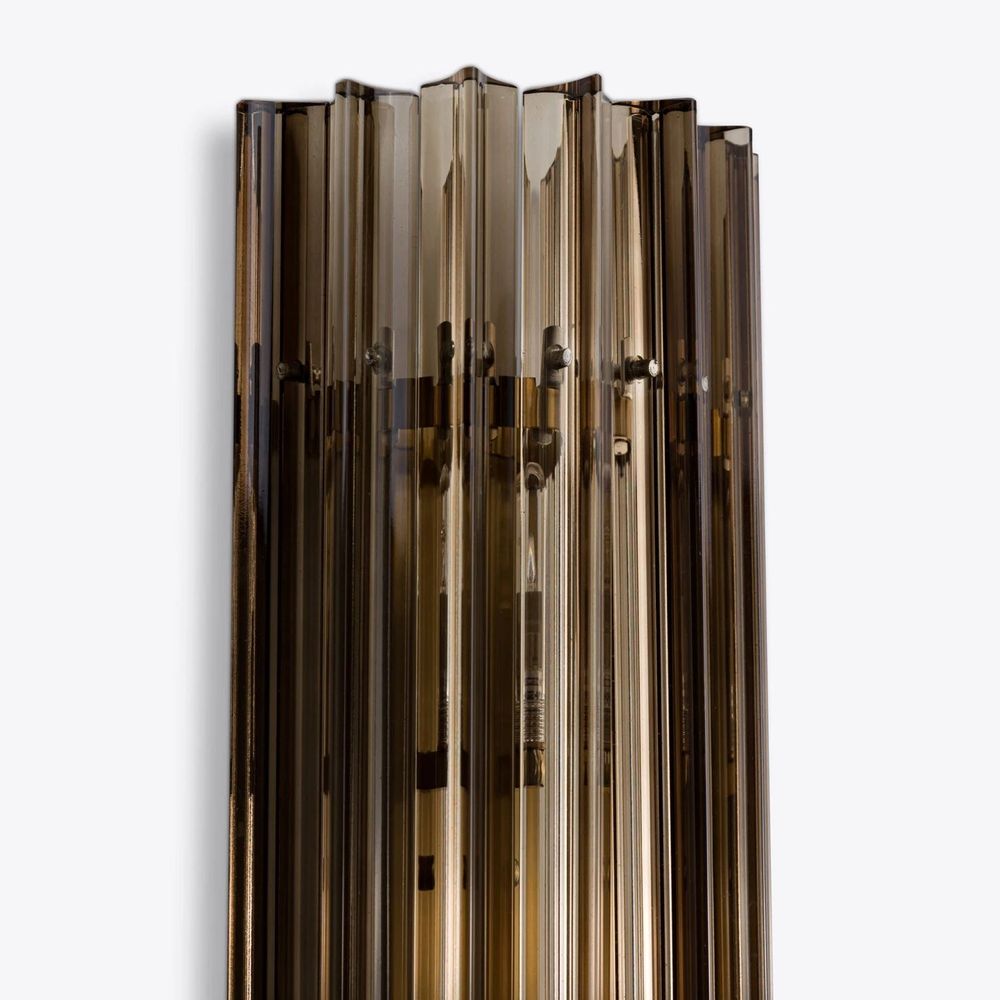 Wall lamps - Large Smoked Quartz Amaro wall Light - PURE WHITE LINES EUROPE