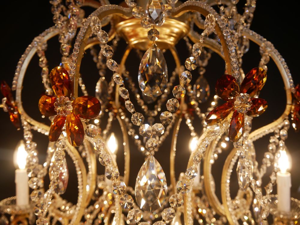 Hanging lights - chandelier, crystal chandelier, candlestick, crystal candlestick - L'ARTIGIANO DEL LAMPADARIO