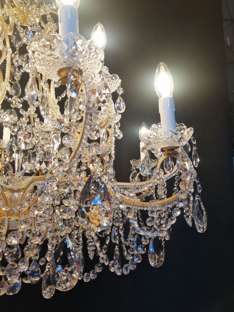 Hanging lights - chandelier, crystal chandelier, candlestick, crystal candlestick - L'ARTIGIANO DEL LAMPADARIO