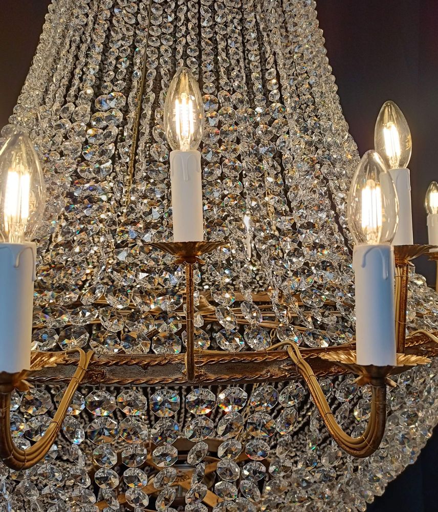 Hanging lights - CRYSTAL CHANDELIER, CRYSTAL CHANDELIER, CHANDELIER - L'ARTIGIANO DEL LAMPADARIO