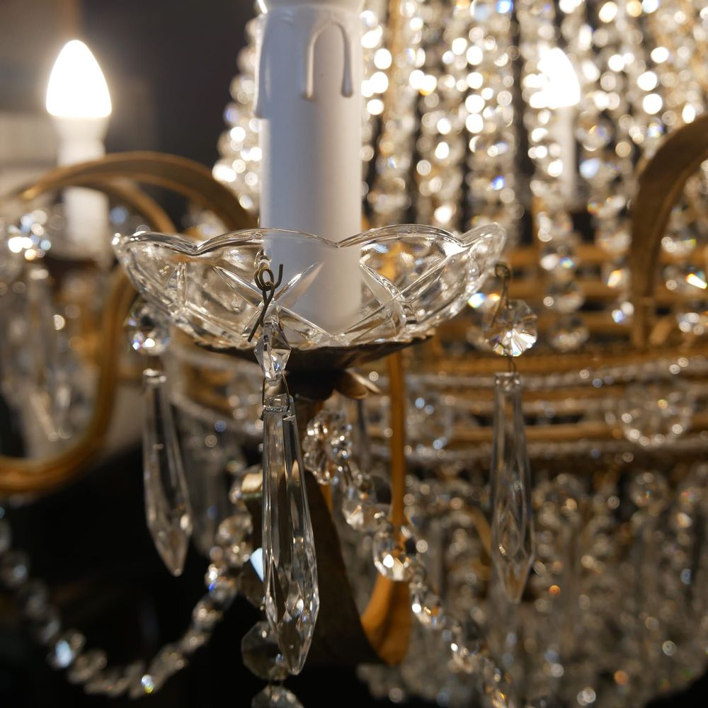 Hanging lights - chandelier, crystal chandelier, candlestick, crystal candlestick - L'ARTIGIANO DEL LAMPADARIO