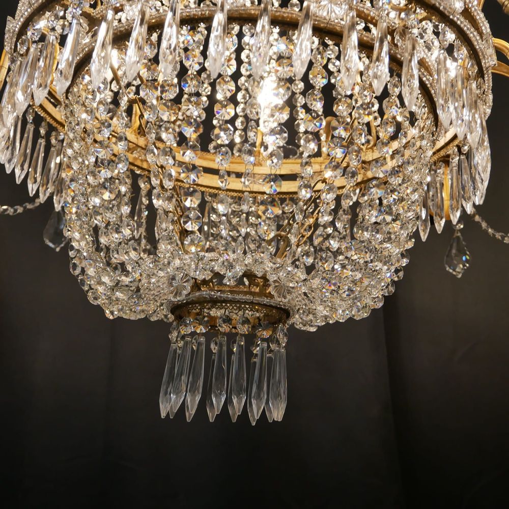 Hanging lights - chandelier, crystal chandelier, candlestick, crystal candlestick - L'ARTIGIANO DEL LAMPADARIO