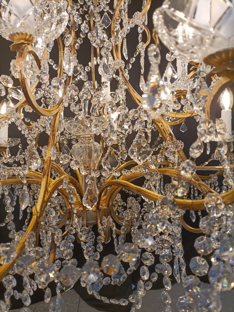 Hanging lights - chandelier, crystal chandelier, candlestick, crystal candlestick - L'ARTIGIANO DEL LAMPADARIO