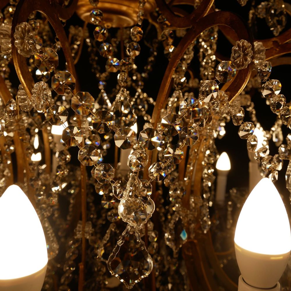 Hanging lights - chandelier, crystal chandelier, antique chandelier, candlestick, cryst - L'ARTIGIANO DEL LAMPADARIO