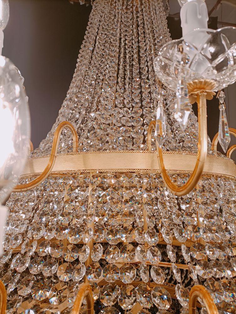 Suspensions - EMPIRE DES CRISTAUX LUSTRÉS,LUSTRE,LUSTRE CRYSTAL - L'ARTIGIANO DEL LAMPADARIO