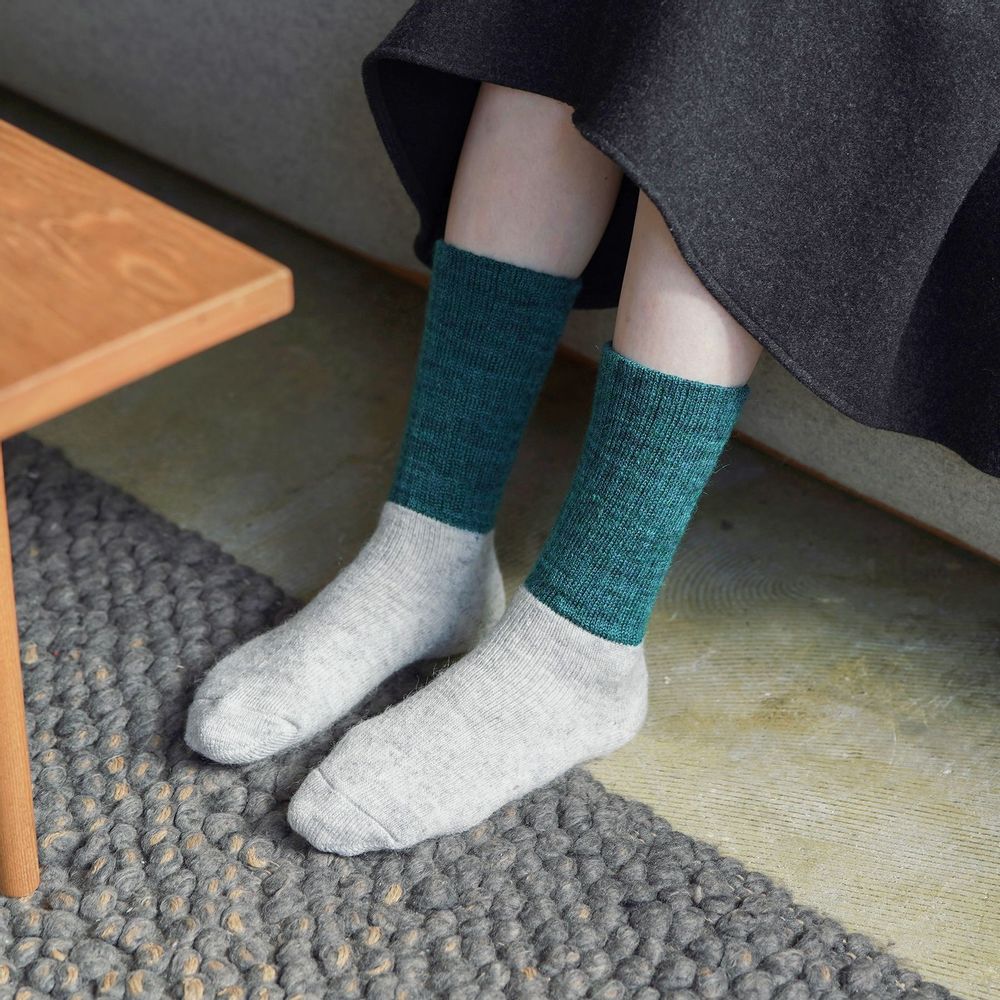 Socks - Mohair Wool Pile Socks - NISHIGUCHI KUTSUSHITA