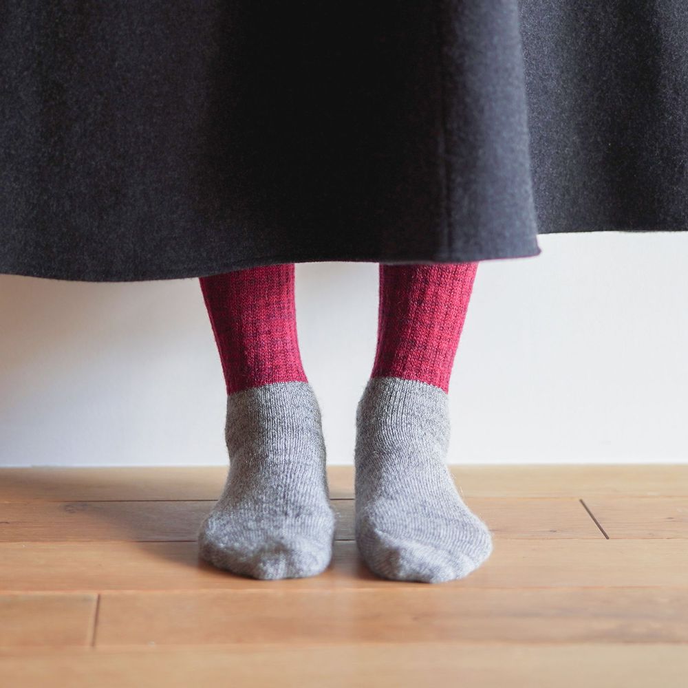 Socks - Mohair Wool Pile Socks - NISHIGUCHI KUTSUSHITA