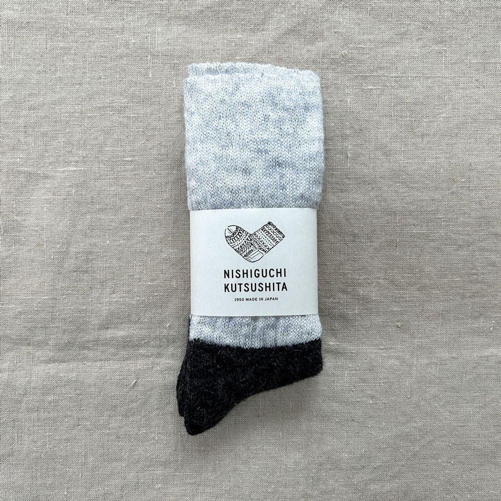 Socks - Mohair Wool Pile Socks - NISHIGUCHI KUTSUSHITA