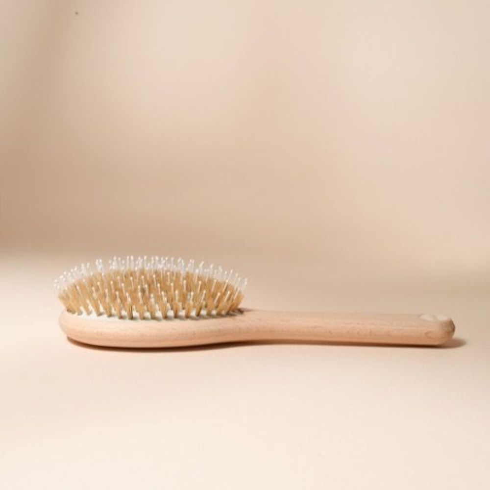 Accessoires cheveux - Brosse Soin & Brillance Sanglier/nylon Made in France - BACHCA