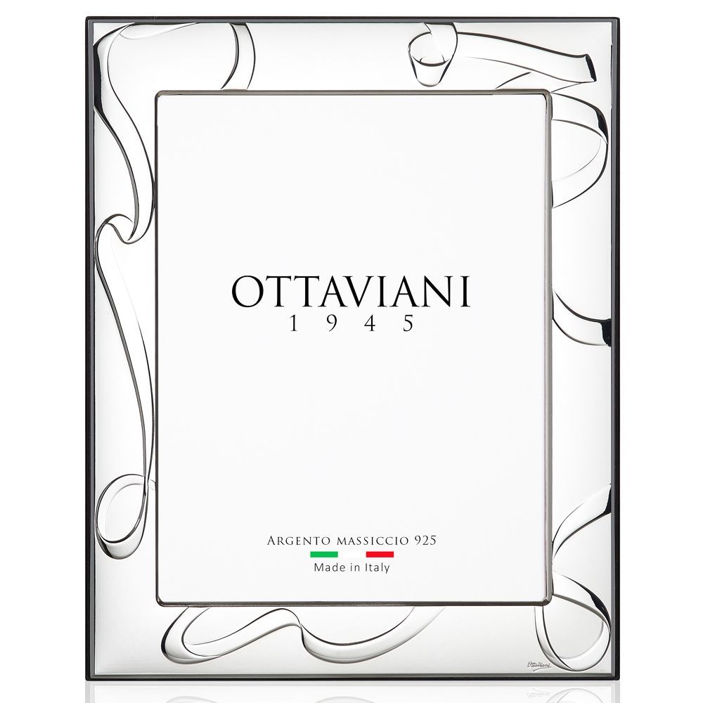 Decorative objects - Photoframe in 925 silver "Nastro" - OTTAVIANI