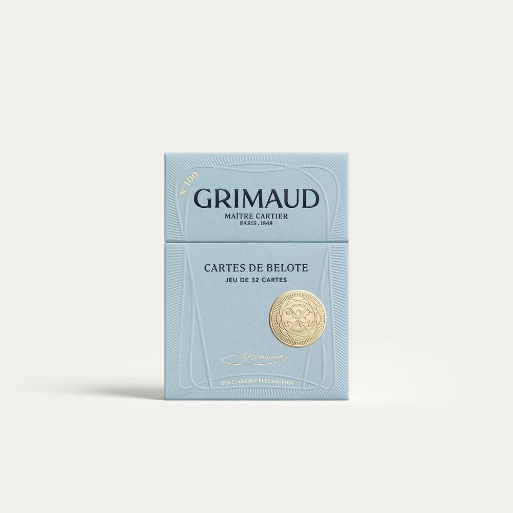 Coffrets et boîtes - N°100 – Cartes de Belote - GRIMAUD PARIS