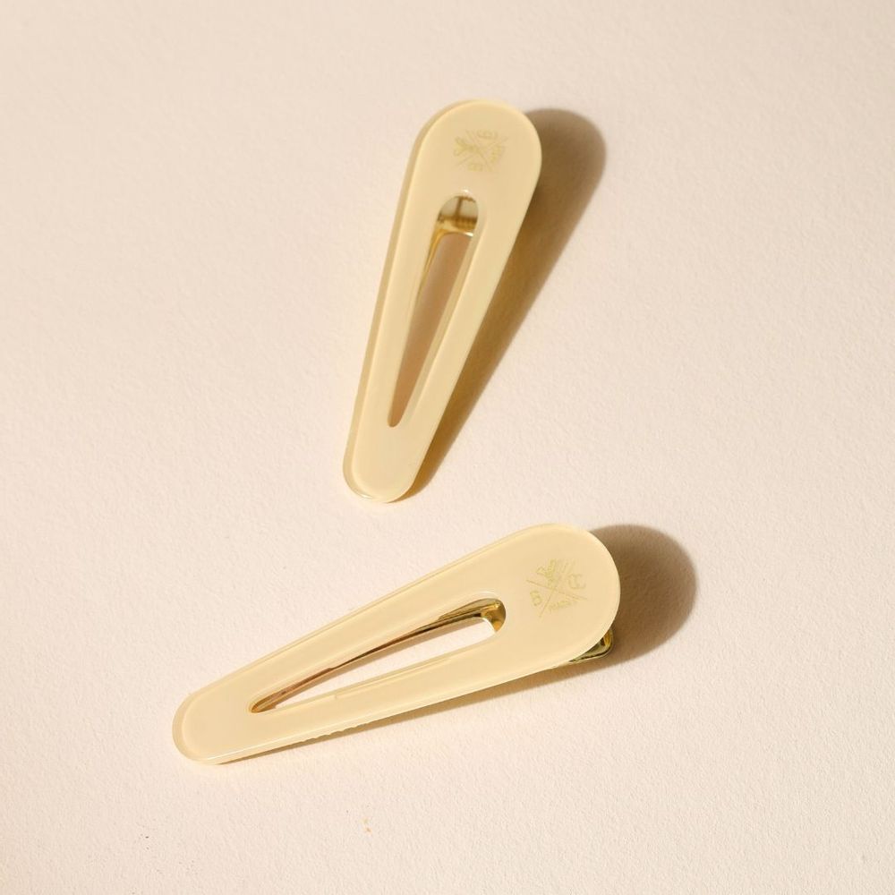 Accessoires cheveux - Barrettes Ivoire x2 - BACHCA