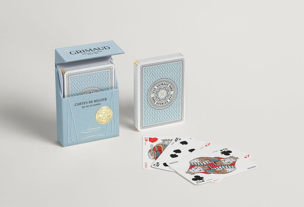 Coffrets et boîtes - N°100 – Cartes de Belote - GRIMAUD PARIS