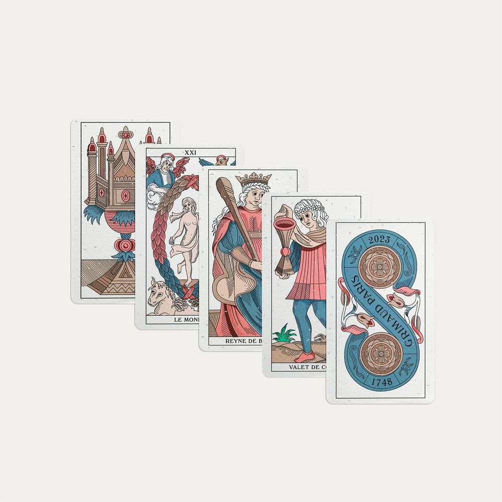 Petite maroquinerie - N°400 - Nouvelle Édition du Tarot de Marseille - GRIMAUD PARIS