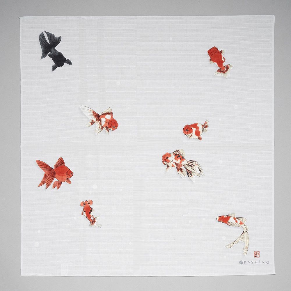 Prêt-à-porter - Furoshiki “POISSON ROUGE”　Créé par Yukika Shibata - NAKABI¿¿¿¿