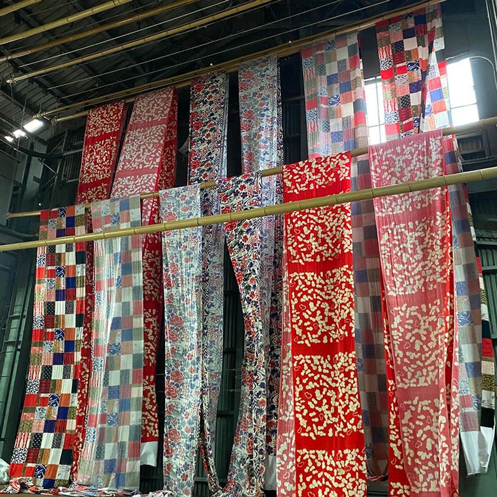 Prêt-à-porter - Furoshiki “POISSON ROUGE”　Créé par Yukika Shibata - NAKABI¿¿¿¿