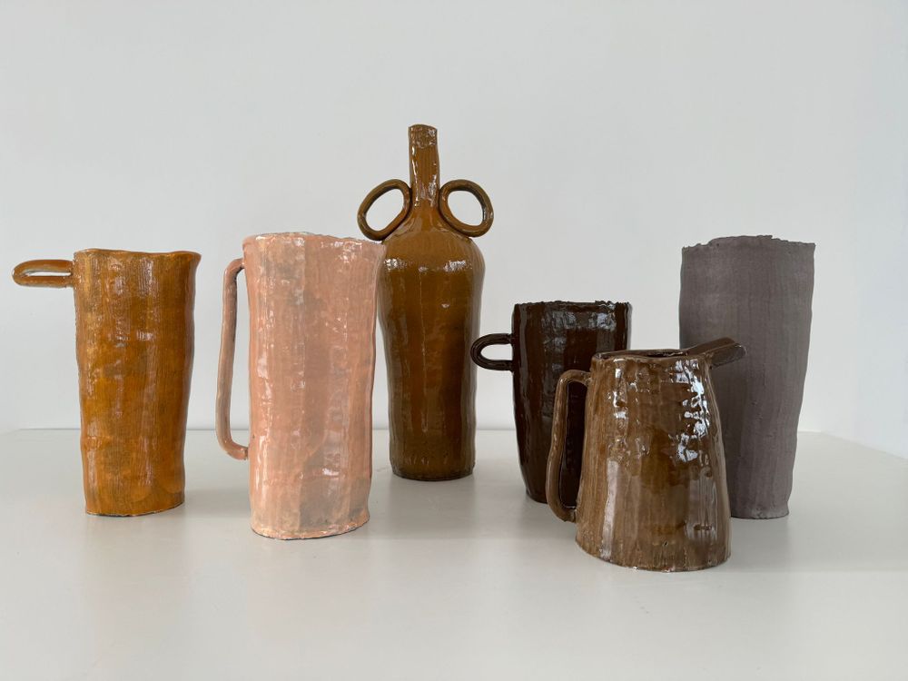Carafes - SMALL IMPERFECT JAR - ONOFRIO ACONE CERAMIC CREATOR