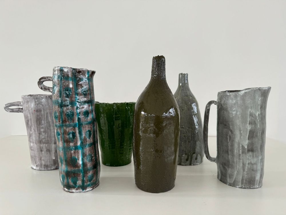 Carafes - SMALL IMPERFECT JAR - ONOFRIO ACONE CERAMIC CREATOR