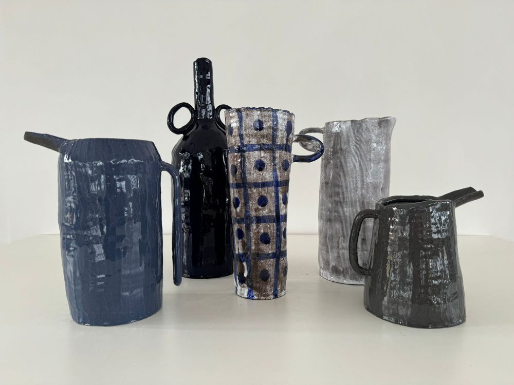 Carafes - SMALL IMPERFECT JAR - ONOFRIO ACONE CERAMIC CREATOR