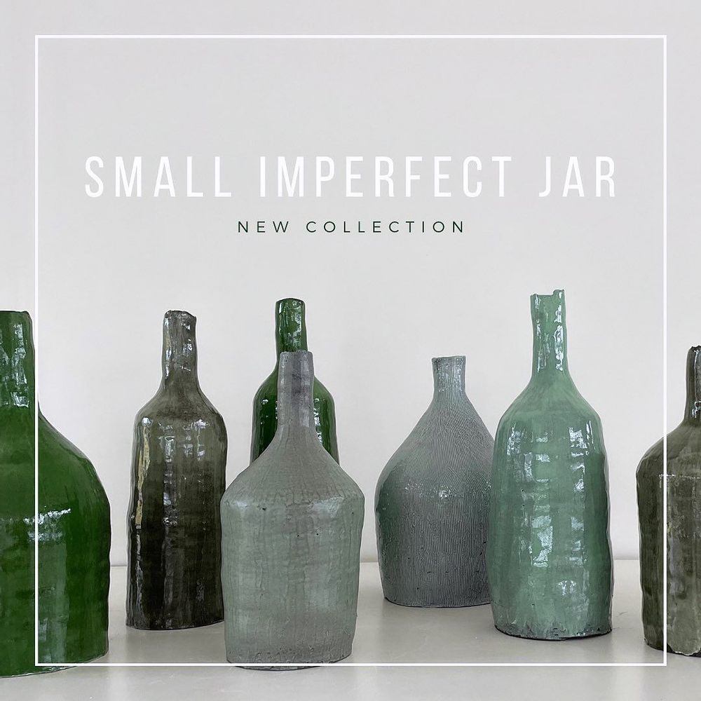 Carafes - SMALL IMPERFECT JAR - ONOFRIO ACONE CERAMIC CREATOR