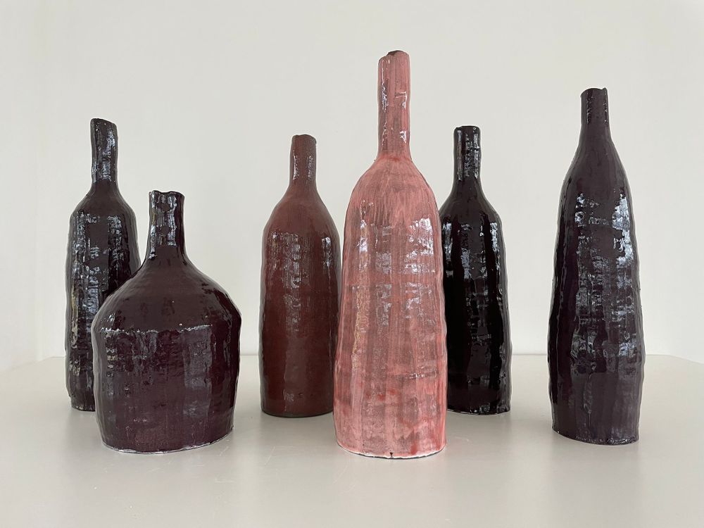 Carafes - SMALL IMPERFECT JAR - ONOFRIO ACONE CERAMIC CREATOR