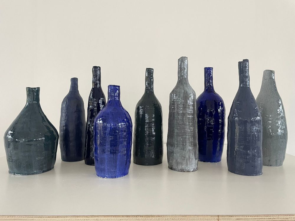 Carafes - SMALL IMPERFECT JAR - ONOFRIO ACONE CERAMIC CREATOR