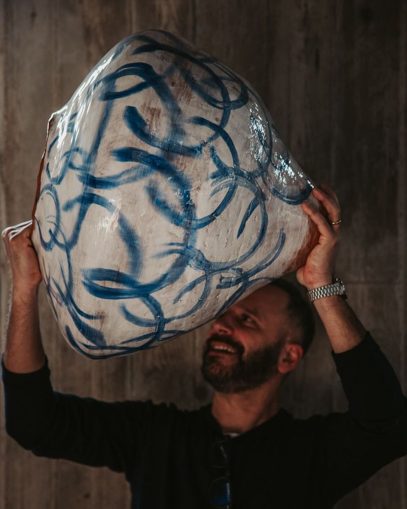 Pots de fleurs - BLU VASE - ONOFRIO ACONE CERAMIC CREATOR