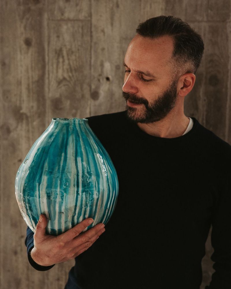 Pots de fleurs - BLU VASE - ONOFRIO ACONE CERAMIC CREATOR
