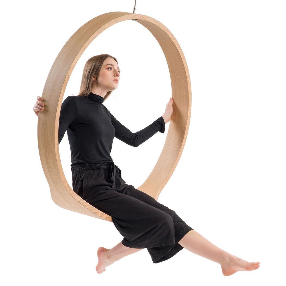 Assises pour bureau - Swing modèle n.1 d'intérieur naturel - IWONA KOSICKA DESIGN
