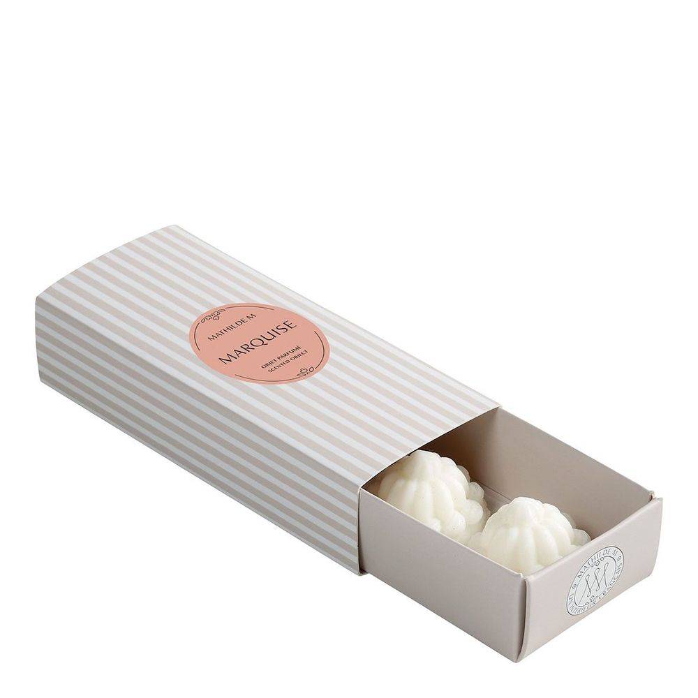 Diffuseurs de parfums - Coffret de 3 décors fondants en cire parfumée - Marquise - MATHILDE M.