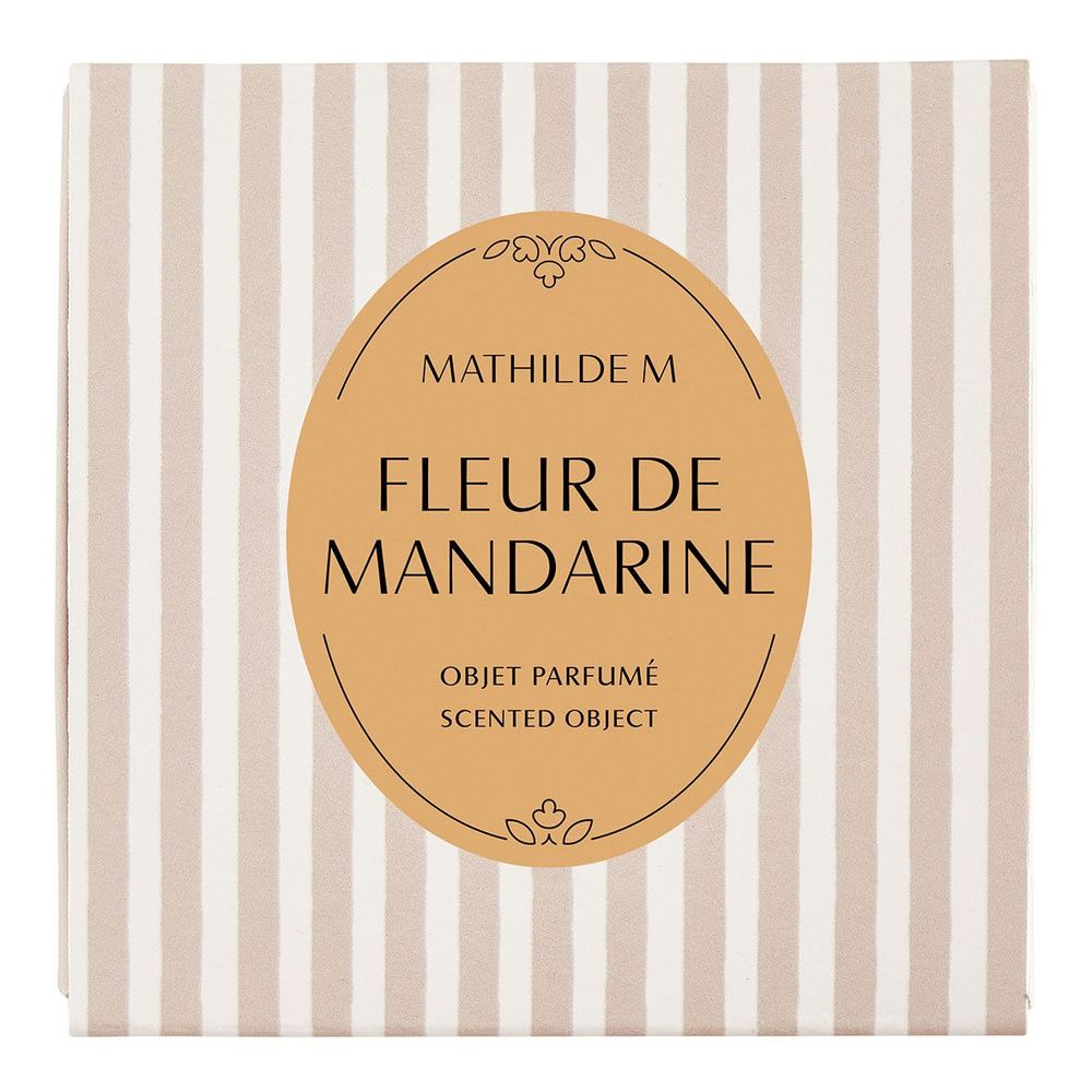 Scent diffusers - Box of 4 Azulejo scented wax melt decorations - Mandarin Blossom - MATHILDE M.