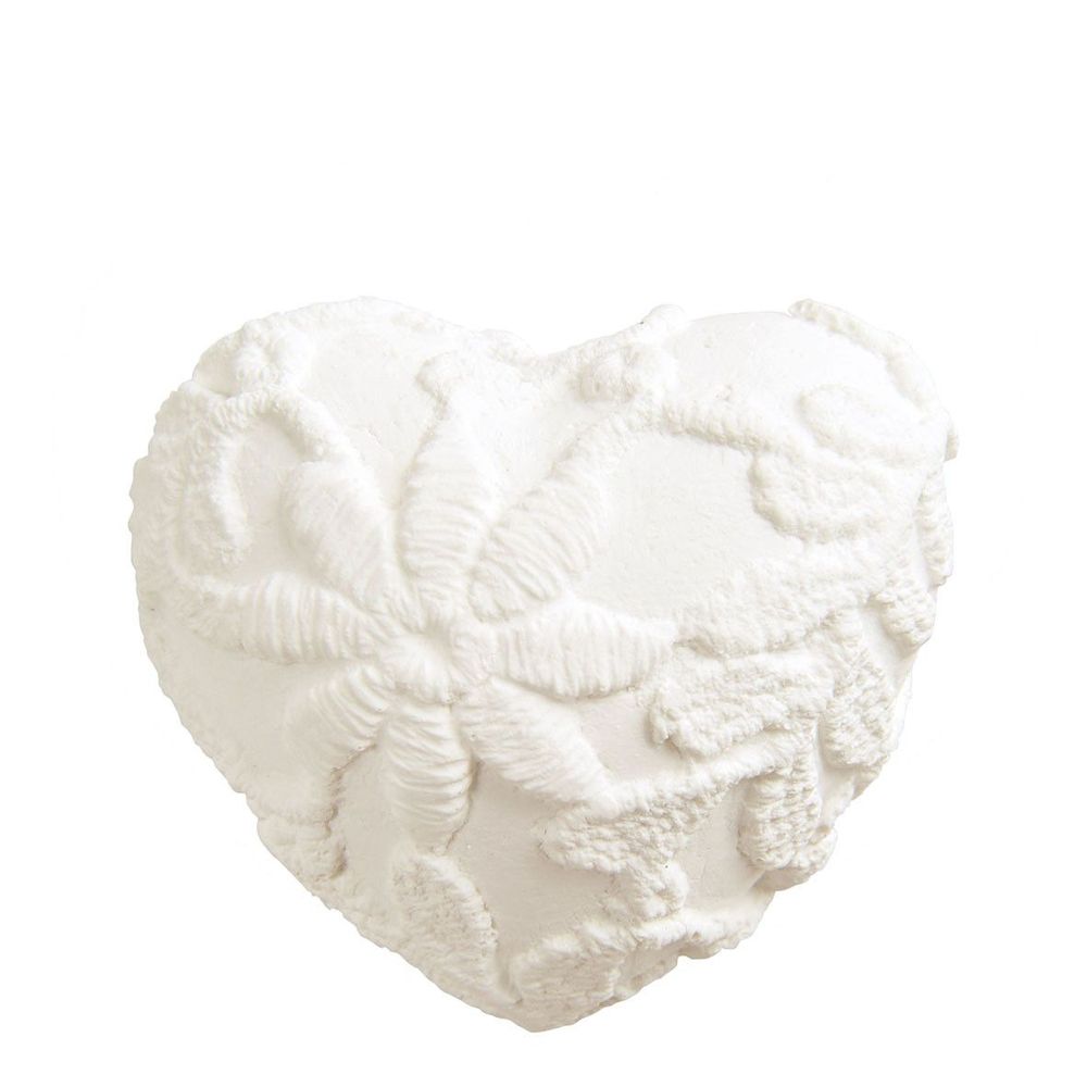 Diffuseurs de parfums - Boîte de 4 décors fondants en cire parfumée C?ur Brodé - Rose Élixir - MATHILDE M.