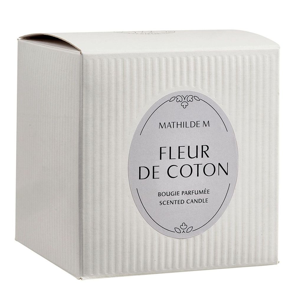 Bougies - Bougie parfumée Les Intemporelles 400 g - Fleur de Coton - MATHILDE M.