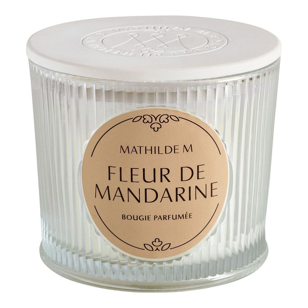 Candles - Les Intemporelles scented candle 400 g - Mandarin Blossom - MATHILDE M.