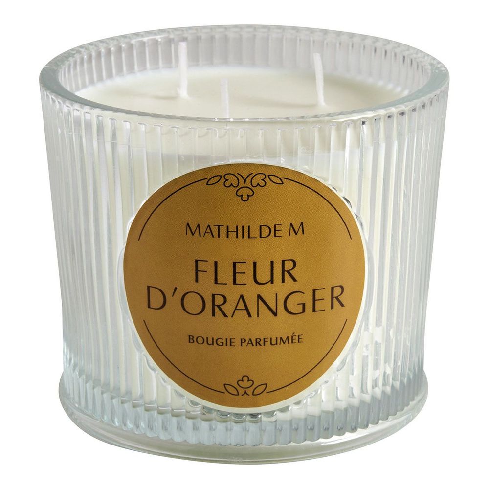 Bougies - Bougie parfumée Les Intemporelles 400 g - Fleur d'Oranger - MATHILDE M.