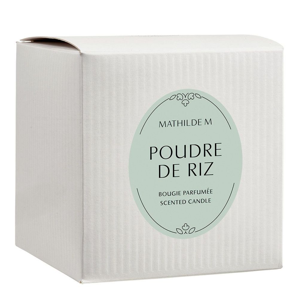 Bougies - Bougie parfumée Les Intemporelles 400 g - Poudre de Riz - MATHILDE M.
