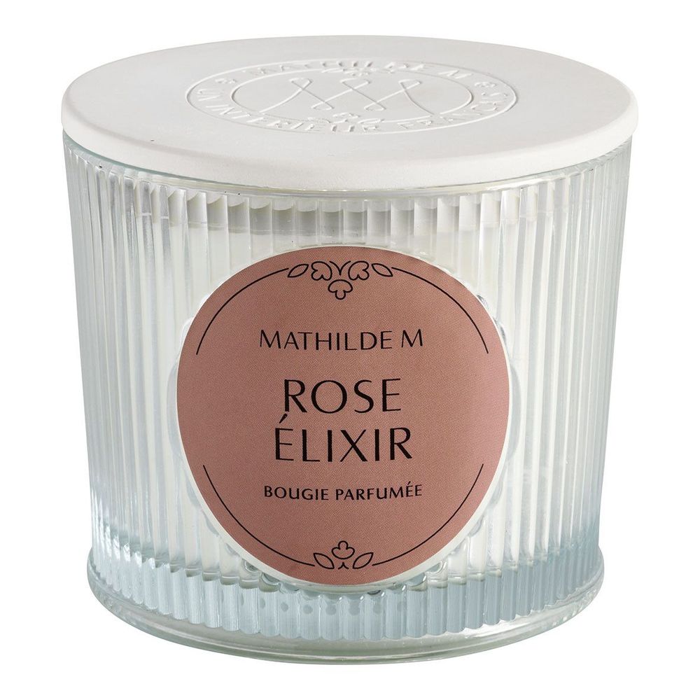Candles - Les Intemporelles scented candle 400 g - Rose Elixir - MATHILDE M.