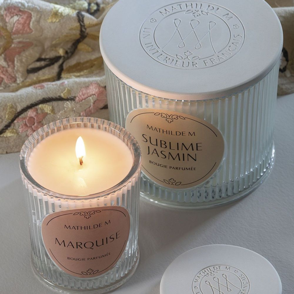 Candles - Les Intemporelles scented candle 400 g - Sublime Jasmin - MATHILDE M.