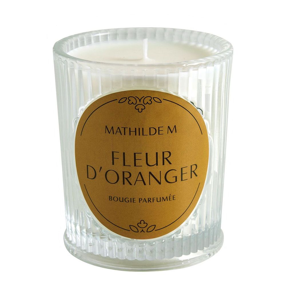 Bougies - Bougie parfumée Les Intemporelles 145 g - Fleur d'Oranger - MATHILDE M.