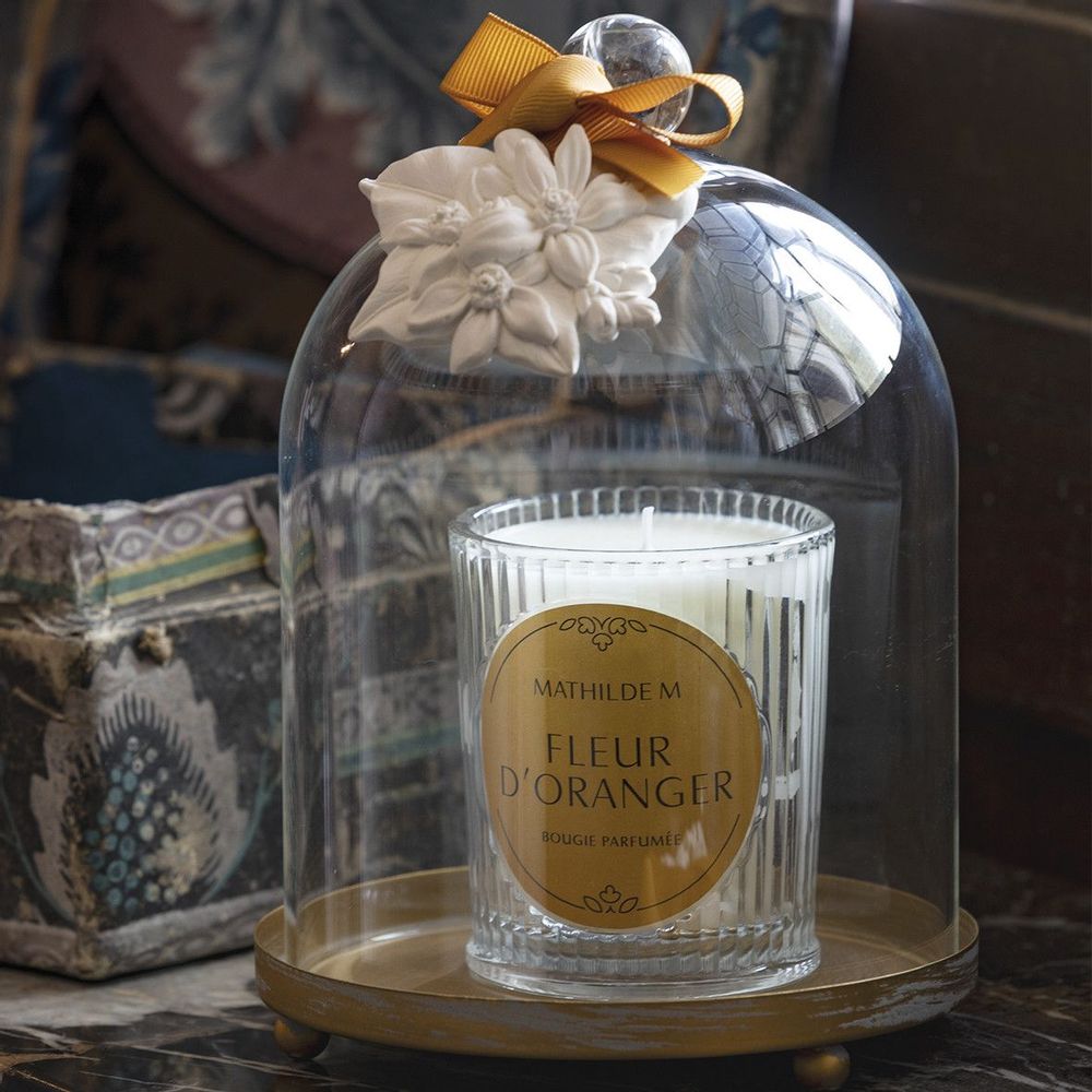 Bougies - Bougie parfumée Les Intemporelles 145 g - Fleur d'Oranger - MATHILDE M.