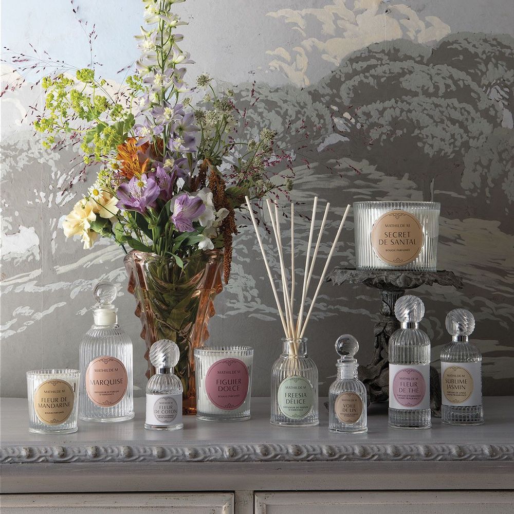Bougies - Bougie parfumée Les Intemporelles 65 g - Fleur de Coton - MATHILDE M.