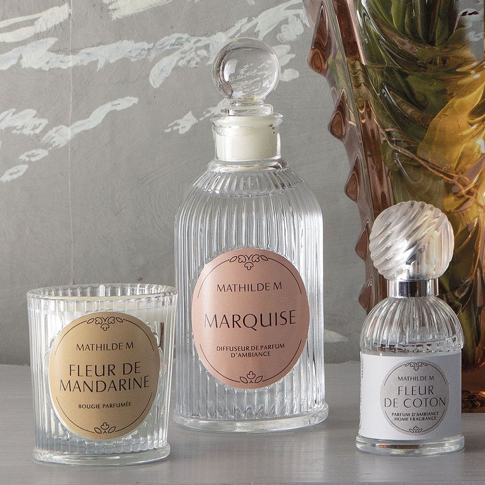 Bougies - Bougie parfumée Les Intemporelles 65 g - Fleur de Mandarine - MATHILDE M.