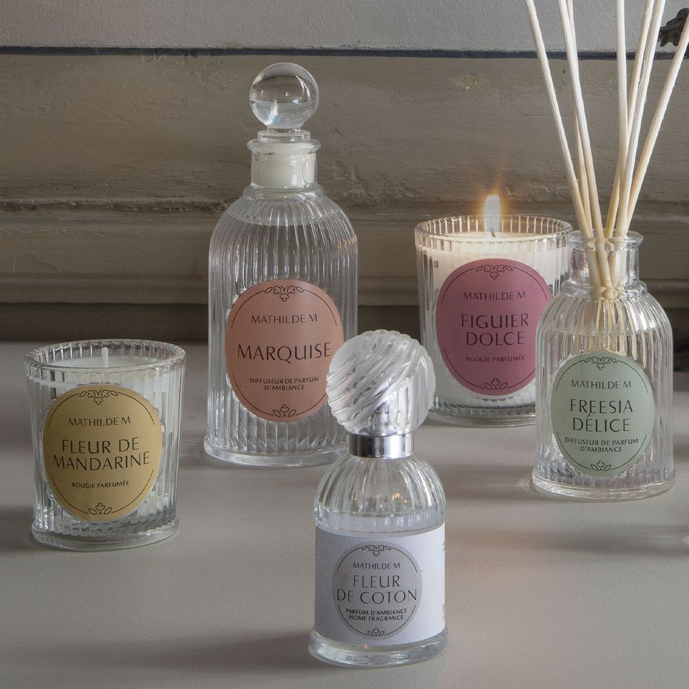Bougies - Bougie parfumée Les Intemporelles 65 g - Fleur de Mandarine - MATHILDE M.
