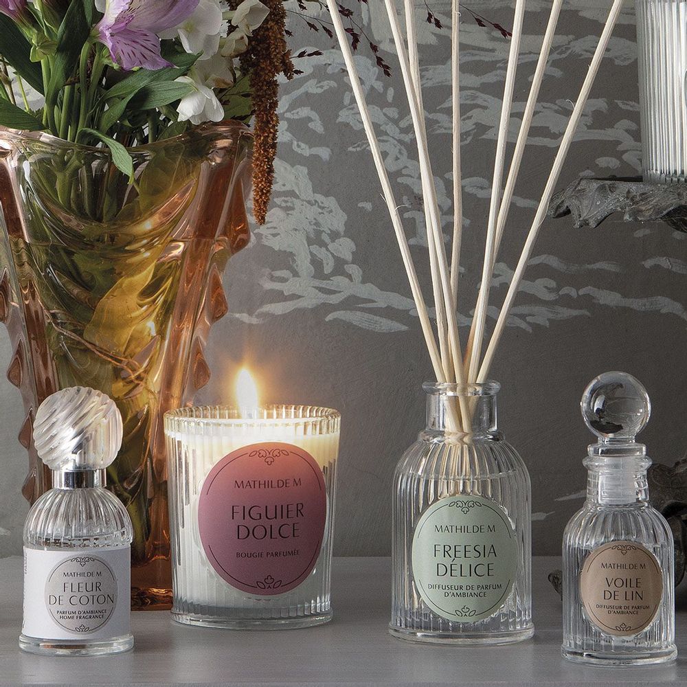 Bougies - Bougie parfumée Les Intemporelles 145 g - Rose Élixir - MATHILDE M.