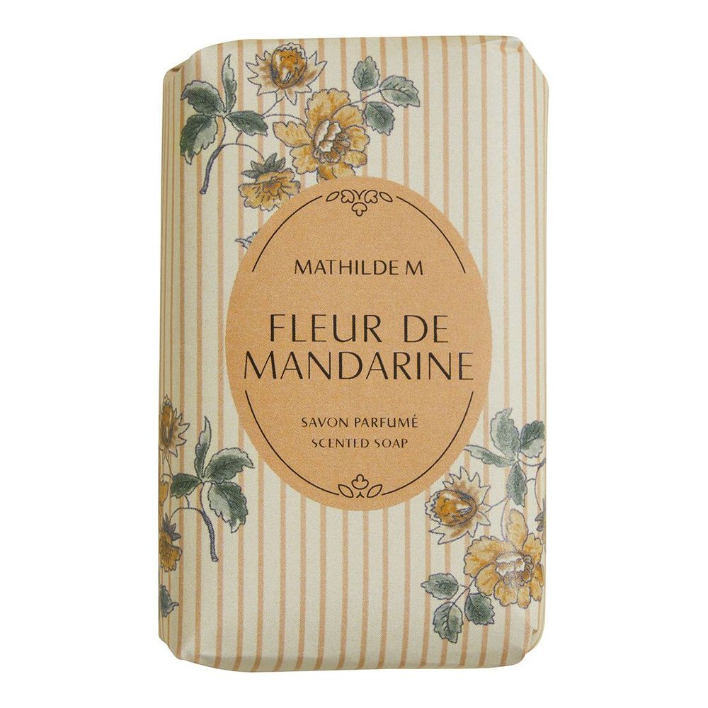 Cosmétiques - Pochette Beauté baume mains savon et décor parfumé - Fleur de Mandarine - MATHILDE M.